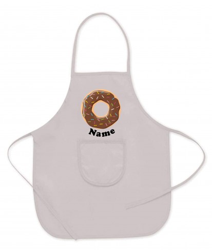 Donut Printed Personalised Kids Apron