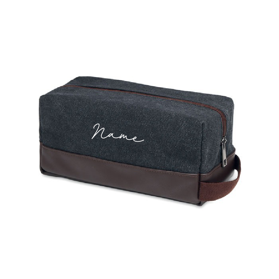 Personalised Multipurpose Pouch with Leather Base